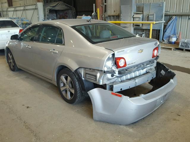 1G1ZC5E11BF306694 - 2011 CHEVROLET MALIBU 1LT SILVER photo 3