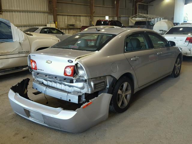 1G1ZC5E11BF306694 - 2011 CHEVROLET MALIBU 1LT SILVER photo 4