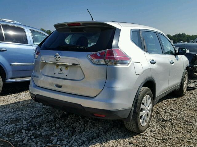 KNMAT2MT4FP563015 - 2015 NISSAN ROGUE S GRAY photo 4