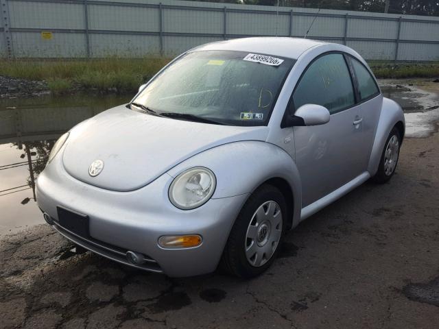 3VWCK21CX2M442342 - 2002 VOLKSWAGEN NEW BEETLE 灰色 照片 2