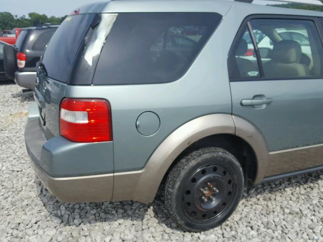 1FMDK02147GA08486 - 2007 FORD FREESTYLE GREEN photo 9