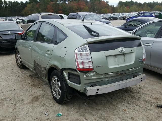 JTDKB20UX87702606 - 2008 TOYOTA PRIUS GREEN photo 3