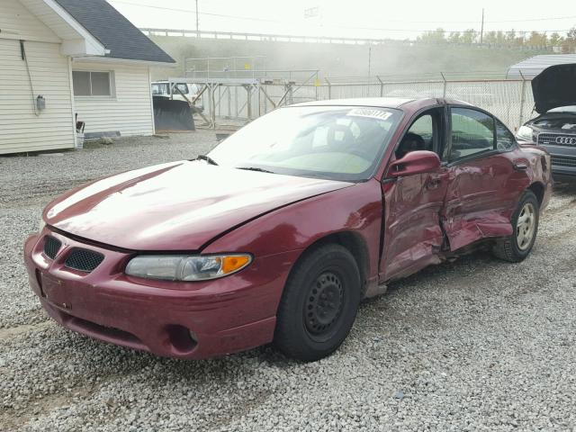 1G2WK52J52F159415 - 2002 PONTIAC GRAND PRIX Կարմիր լուսանկար 2