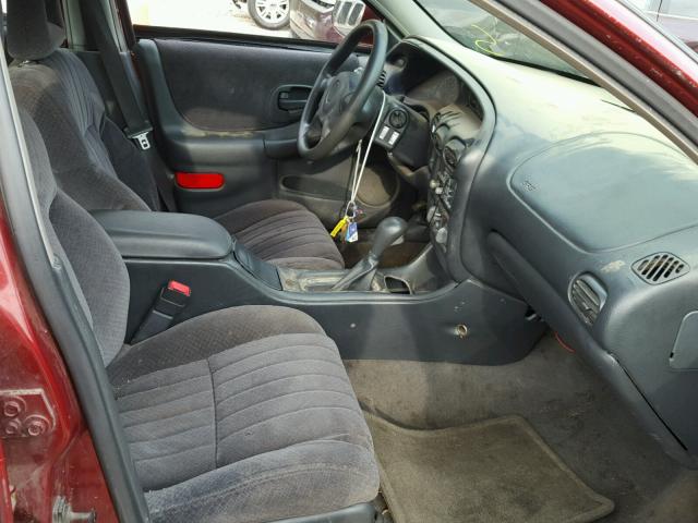 1G2WK52J52F159415 - 2002 PONTIAC GRAND PRIX Կարմիր լուսանկար 5