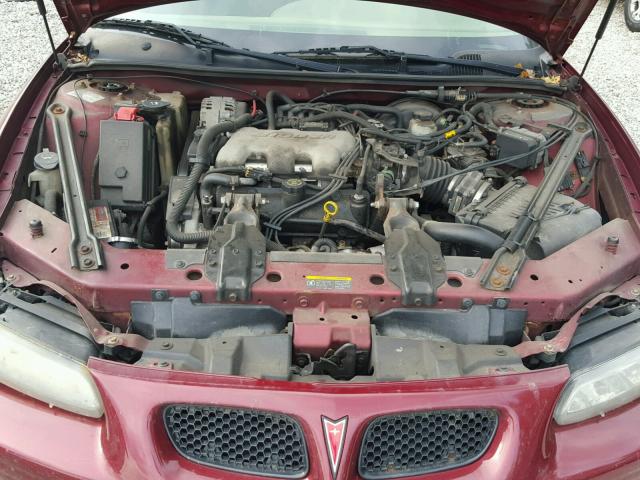 1G2WK52J52F159415 - 2002 PONTIAC GRAND PRIX Կարմիր լուսանկար 7