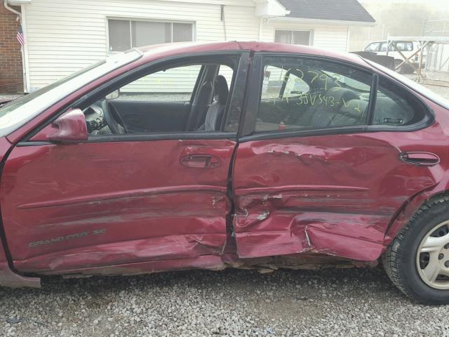 1G2WK52J52F159415 - 2002 PONTIAC GRAND PRIX Կարմիր լուսանկար 9