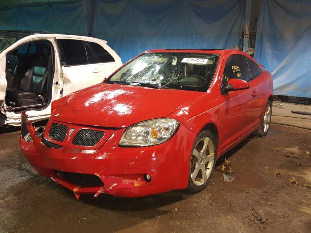 1G2AN15B777116498 - 2007 PONTIAC G5 GT RED photo 2