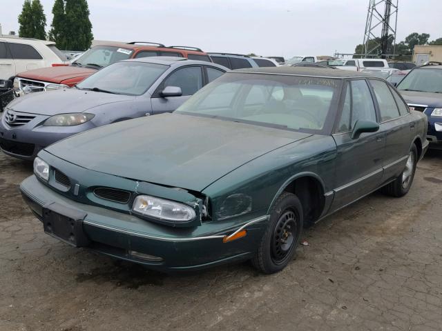 1G3HY5219T4851788 - 1996 OLDSMOBILE LSS GREEN photo 2