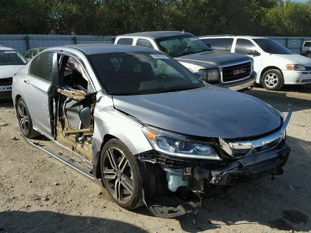 1HGCR2F59GA130950 - 2016 HONDA ACCORD SPO SILVER photo 1
