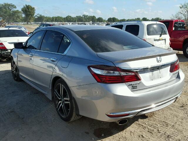 1HGCR2F59GA130950 - 2016 HONDA ACCORD SPO SILVER photo 3