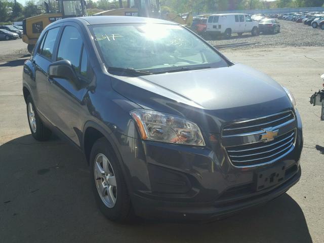 3GNCJNSBXGL263588 - 2016 CHEVROLET TRAX LS CHARCOAL photo 1