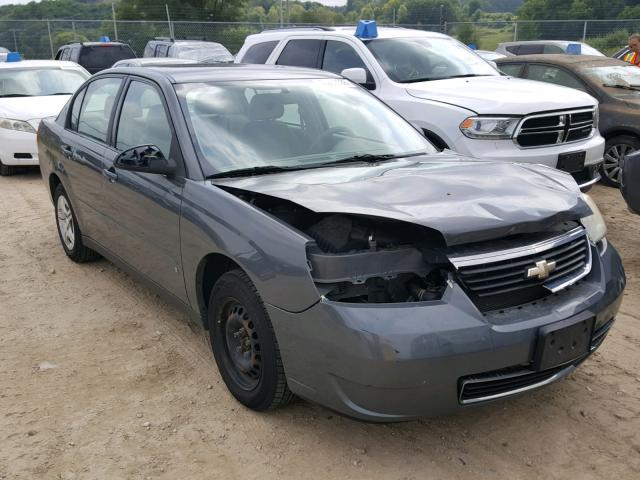 1G1ZS58F67F183234 - 2007 CHEVROLET MALIBU LS ნაცრისფერი ფოტო 1