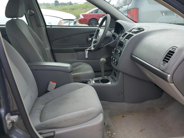 1G1ZS58F67F183234 - 2007 CHEVROLET MALIBU LS ნაცრისფერი ფოტო 5