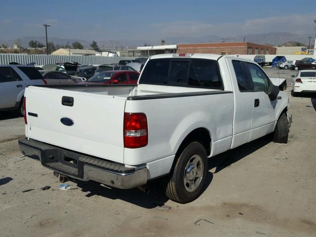 1FTPX12585FB27835 - 2005 FORD F150 WHITE photo 4