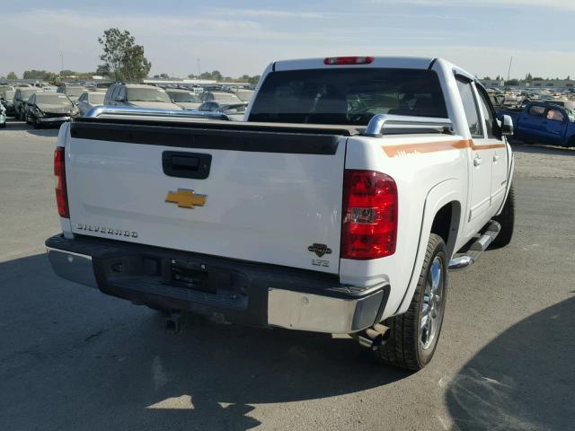 3GCPKTE77DG201461 - 2013 CHEVROLET SILVERADO WHITE photo 4