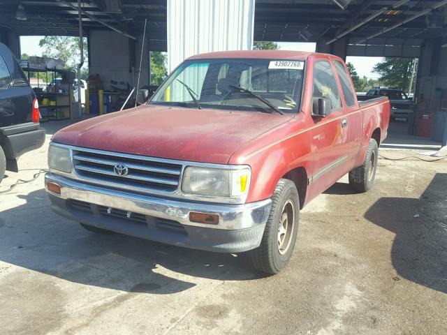 JT4VD12E4S0011997 - 1995 TOYOTA T100 XTRAC RED photo 2