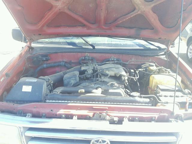 JT4VD12E4S0011997 - 1995 TOYOTA T100 XTRAC RED photo 7