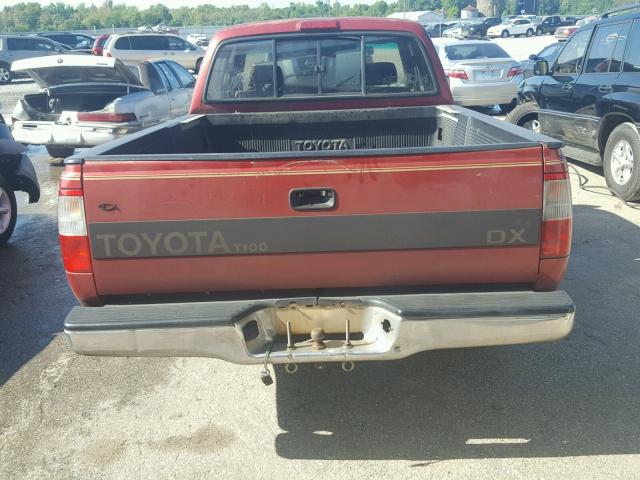 JT4VD12E4S0011997 - 1995 TOYOTA T100 XTRAC RED photo 9