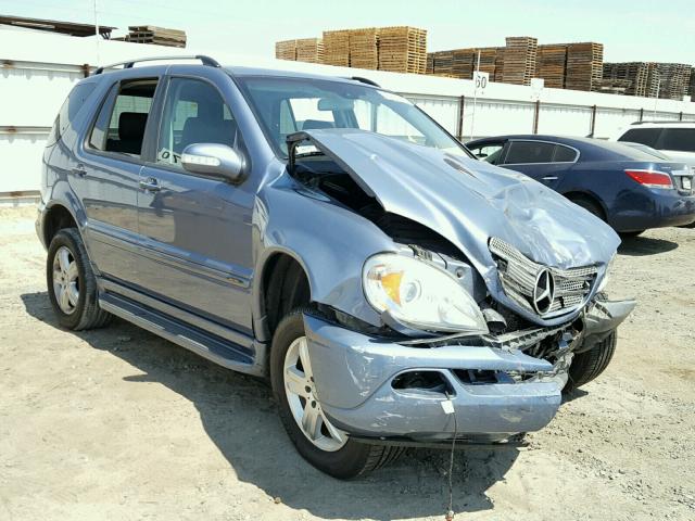 4JGAB57E55A526408 - 2005 MERCEDES-BENZ ML 350 BLUE photo 1