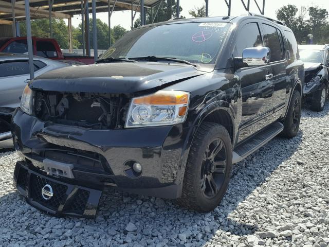 5N1AA0ND1BN617017 - 2011 NISSAN ARMADA SV BLACK photo 2