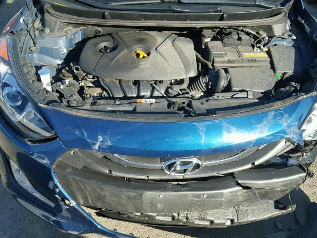 KMHD35LHXEU214951 - 2014 HYUNDAI ELANTRA GT BLUE photo 7