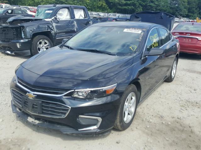 1G1ZB5ST1HF139805 - 2017 CHEVROLET MALIBU LS შავი ფოტო 2