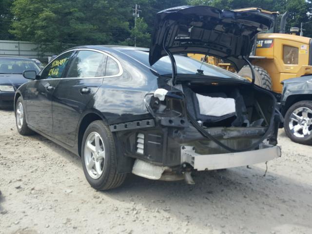 1G1ZB5ST1HF139805 - 2017 CHEVROLET MALIBU LS შავი ფოტო 3