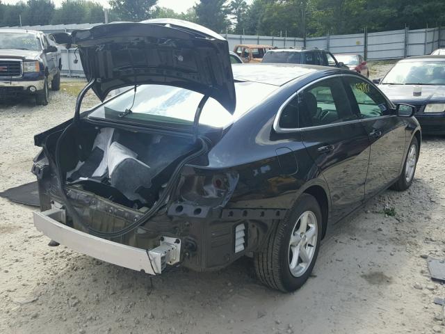 1G1ZB5ST1HF139805 - 2017 CHEVROLET MALIBU LS შავი ფოტო 4