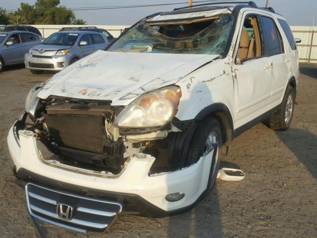 SHSRD78905U321030 - 2005 HONDA CR-V WHITE photo 2