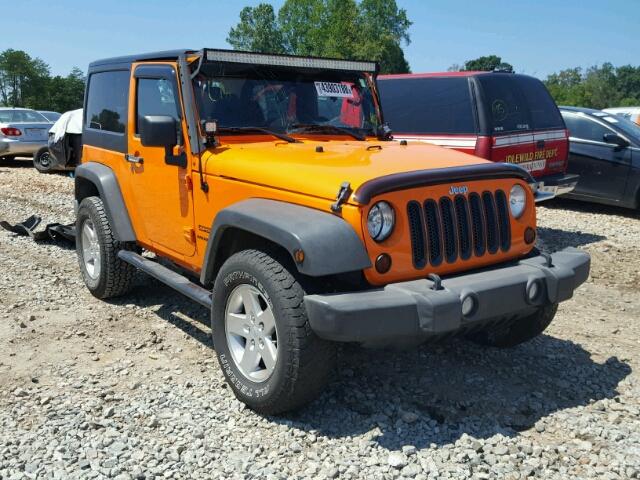 1C4AJWAG2CL283066 - 2012 JEEP WRANGLER S ORANGE photo 1