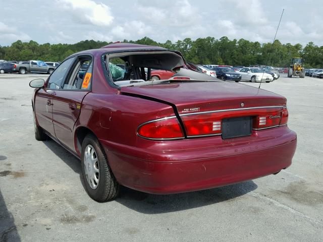 2G4WS52J831263297 - 2003 BUICK CENTURY CU RED photo 3