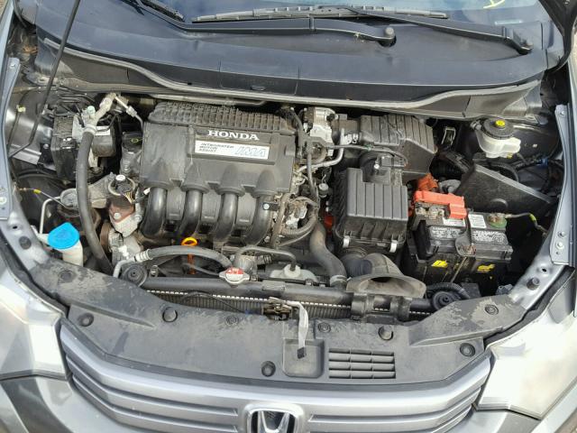 JHMZE2H59AS034480 - 2010 HONDA INSIGHT LX GRAY photo 7