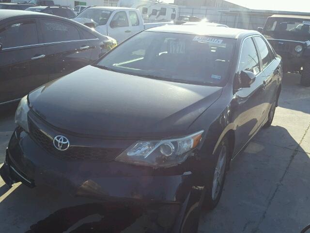 4T1BF1FK9CU069154 - 2012 TOYOTA CAMRY BASE BLACK photo 2