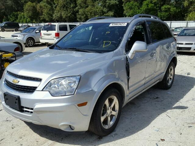 3GNFL3EK0DS510187 - 2013 CHEVROLET CAPTIVA LT SILVER photo 2