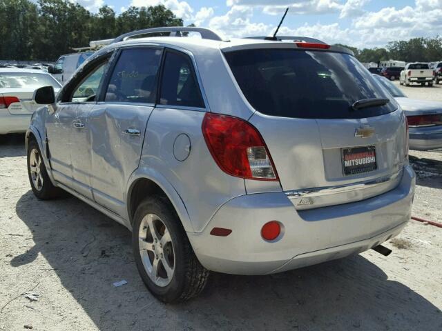 3GNFL3EK0DS510187 - 2013 CHEVROLET CAPTIVA LT SILVER photo 3