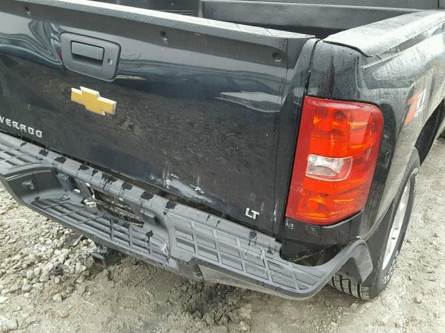 3GCPKSE7XDG218054 - 2013 CHEVROLET SILVERADO BLACK photo 9