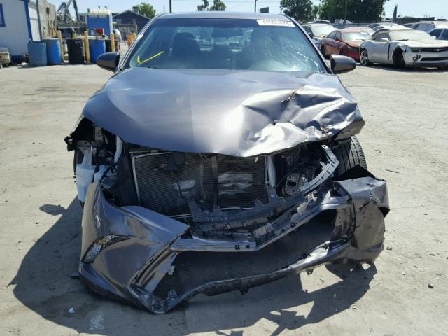 4T1BF1FK1FU950323 - 2015 TOYOTA CAMRY LE GRAY photo 9