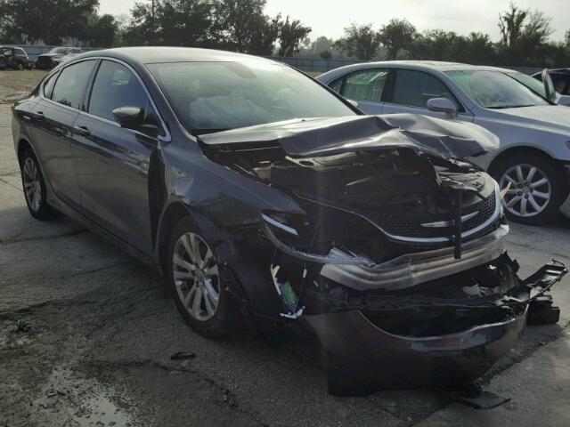 1C3CCCAB6FN622608 - 2015 CHRYSLER 200 LIMITE CHARCOAL photo 1