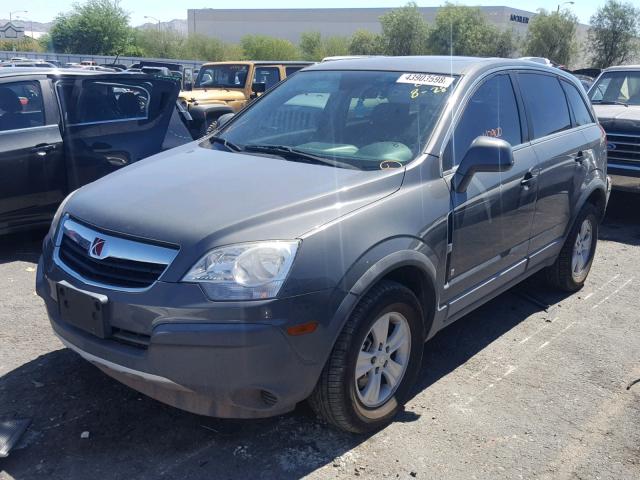 3GSDL43N89S631600 - 2009 SATURN VUE XE GRAY photo 2