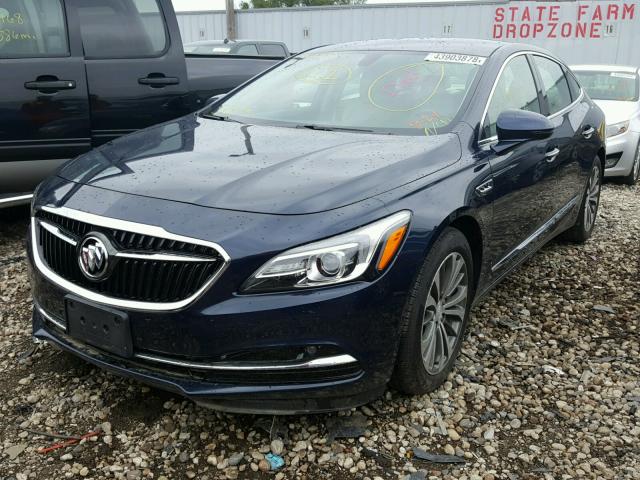 1G4ZP5SSXHU195121 - 2017 BUICK LACROSSE E BLUE photo 2