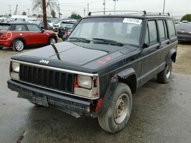 1JCWL7810GT150026 - 1986 JEEP CHEROKEE BLACK photo 2