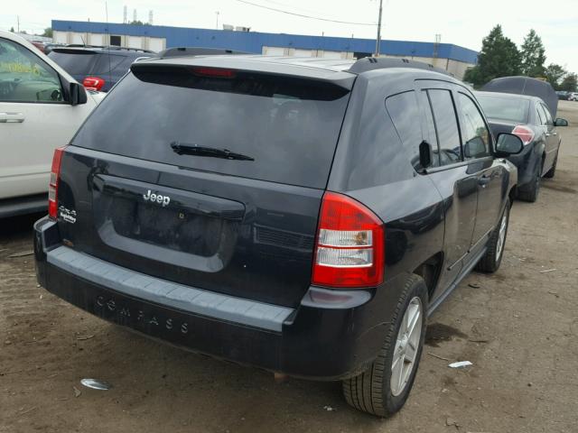 1J8FF47W38D784973 - 2008 JEEP COMPASS SP BLACK photo 4
