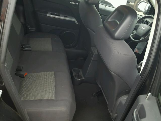 1J8FF47W38D784973 - 2008 JEEP COMPASS SP BLACK photo 6