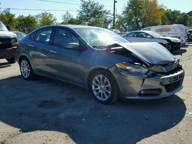 1C3CDFCH8DD135719 - 2013 DODGE DART LIMIT GRAY photo 1