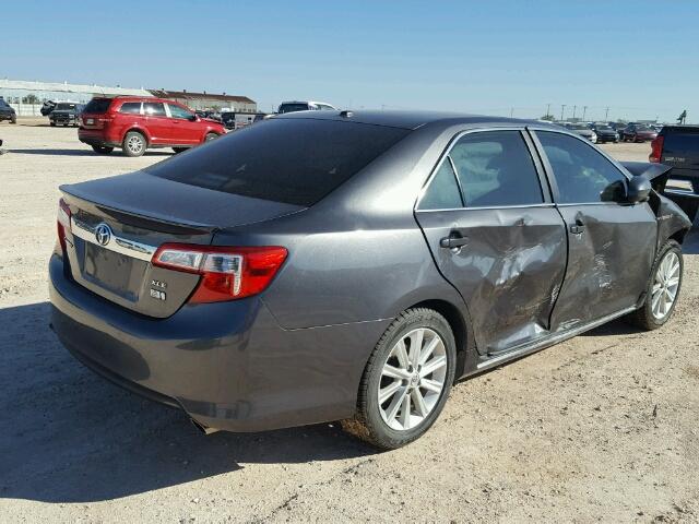 4T1BD1FK5CU060411 - 2012 TOYOTA CAMRY CHARCOAL photo 4