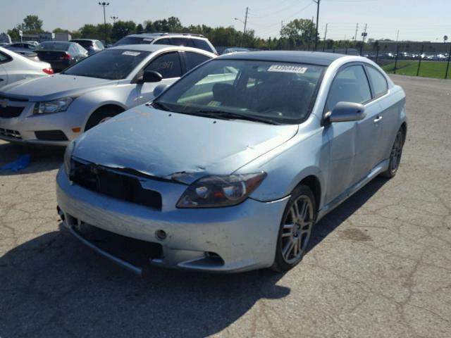 JTKDE177450053926 - 2005 TOYOTA SCION TC BLUE photo 2