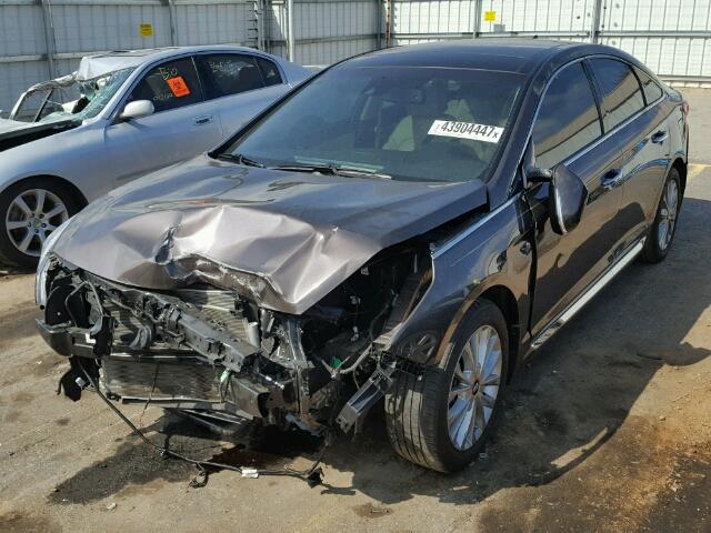 5NPE34AF6FH117178 - 2015 HYUNDAI SONATA SPO CHARCOAL photo 2