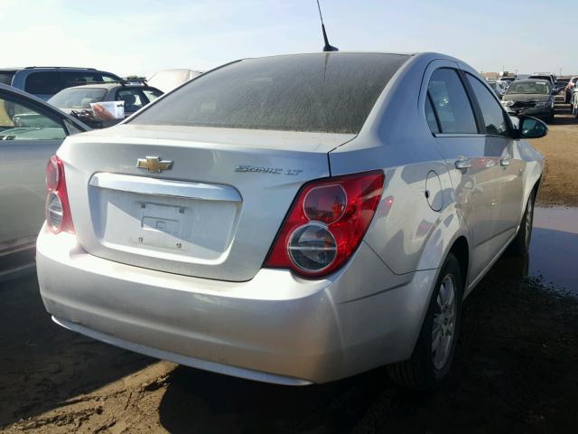 1G1JC5SHXE4207287 - 2014 CHEVROLET SONIC LT SILVER photo 4