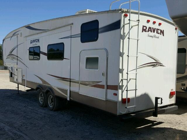 54CBA0T24D1R93196 - 2013 RAVE TRAILER WHITE photo 3