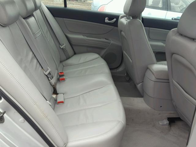 5NPEU46F28H306371 - 2008 HYUNDAI SONATA SE SILVER photo 6